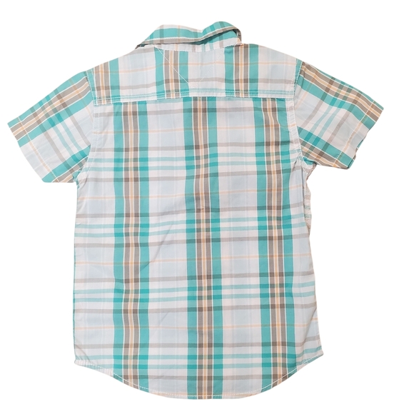 2 Boy's Size 5 Button Down Shirts. Tommy Hilfiger & Hurley. Short Sleeve - Picture 9 of 11